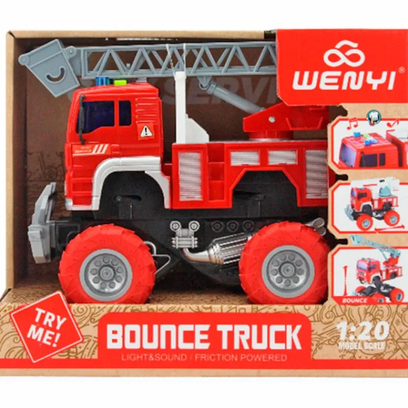 DRIM DISCOUNT Vehículos, Trenes Y Parkings-Camión de Bomberos Bounce Escala 1:20