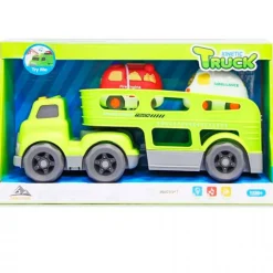 DRIM DISCOUNT Vehículos, Trenes Y Parkings-Camión de Transporte con 2 Vehículos