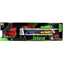 Camión de Transporte Rojo con Coches*DRIM DISCOUNT Discount