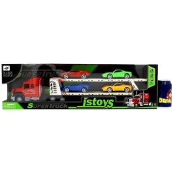Camión de Transporte Rojo con Coches*DRIM DISCOUNT Discount