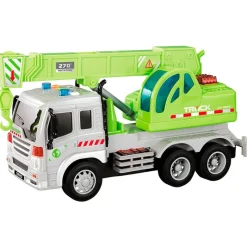 DRIM DISCOUNT Vehículos, Trenes Y Parkings-Camión Grúa Escala 1:16 Luz y Sonido