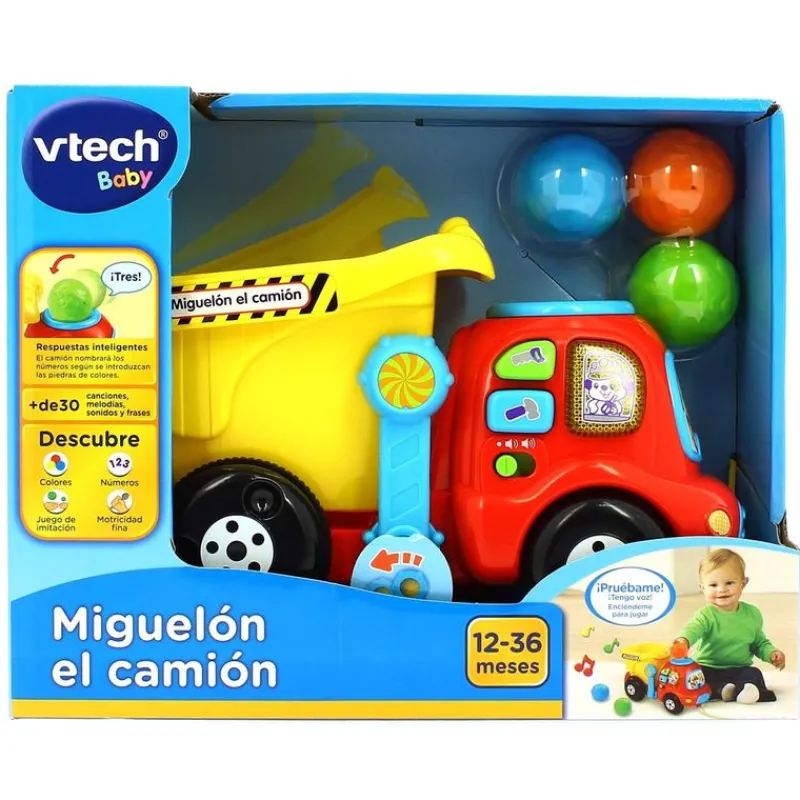 VTECH Primera Infancia Y Preescolar|Vehículos, Trenes Y Parkings-Camión Miguelon