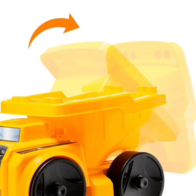 MOLTO Vehículos, Trenes Y Parkings-Camión Volquete Blocks