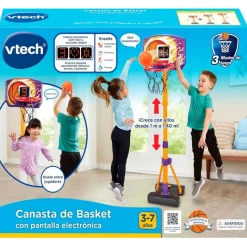 VTECH Deportivos-Canasta de Basket con Pantalla Electrónica