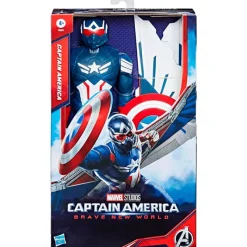 HASBRO Marvel|Figuras Y Figuras De Acción-Capitán América Brave New World Figura Deluxe