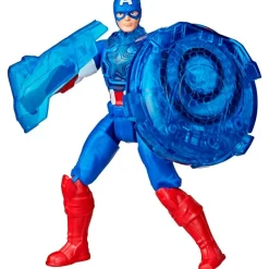 HASBRO Marvel|Figuras Y Figuras De Acción-Capitán América Epic World of Action Moto Lanza Escudos