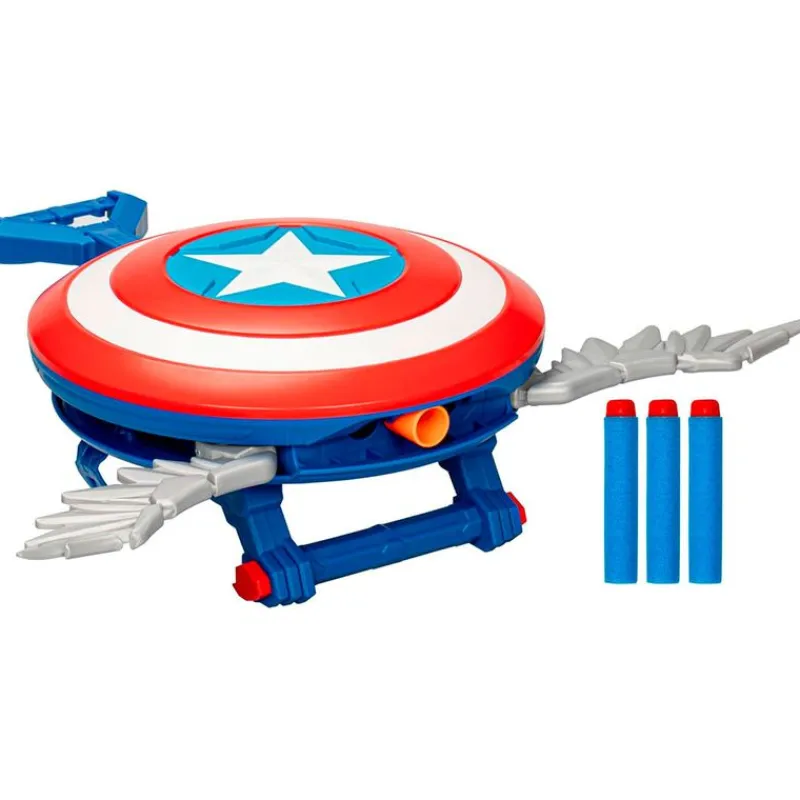 HASBRO Juegos Y Juguetes De Imitación-Capitán América Escudo Lanzadardos