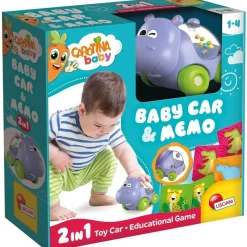 DRIM DISCOUNT Primera Infancia Y Preescolar-Carotina Baby Coche Hippo y Juego Memory