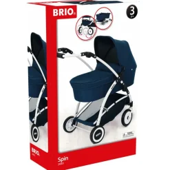 SELECCION DRIM Juegos Y Juguetes De Imitación-Carrito Muñecas Bebé Brio Navy Blue
