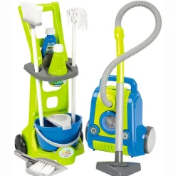 SIMBA Juegos Y Juguetes De Imitación-Carro de Limpieza de Juguete con Aspirador