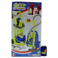 SIMBA Juegos Y Juguetes De Imitación-Carro de Limpieza de Juguete con Aspirador