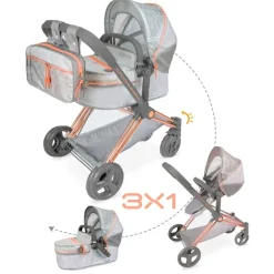 Carro de Muñecas 3 en 1 Plegable Cytix*DECUEVAS Discount
