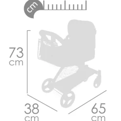 Carro de Muñecas 3 en 1 Plegable Cytix*DECUEVAS Discount