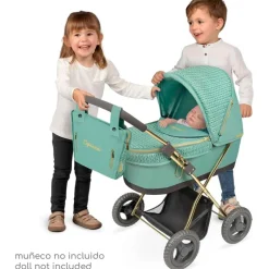 DECUEVAS Muñecas|Juegos Y Juguetes De Imitación-Carro de Muñecas Capriccio con Sombrilla
