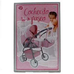 SELECCION DRIM Juegos Y Juguetes De Imitación-Carro de Muñecas Rosa