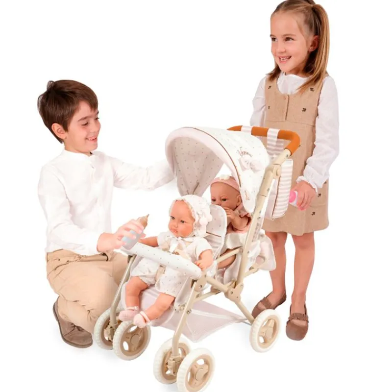 Carro de Muñecas Silla Gemelar Plegable Verona*DECUEVAS Outlet