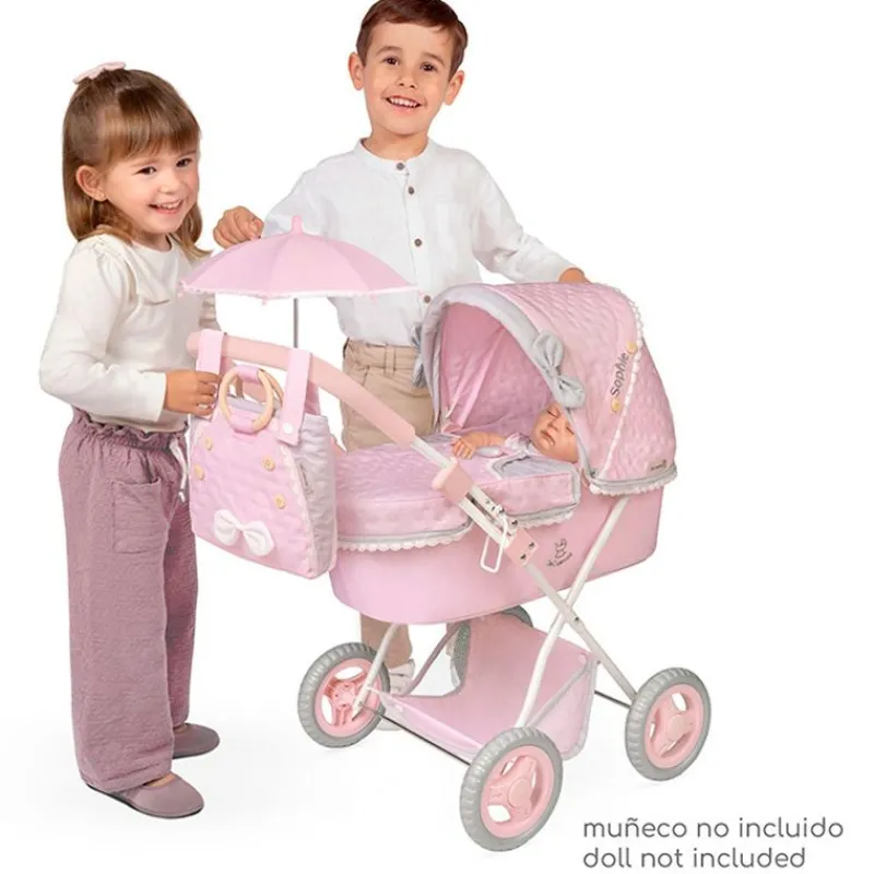 Carro de Muñecas Sophie Plegable con Sombrilla*DECUEVAS Online