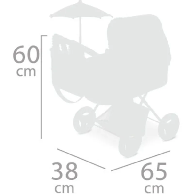Carro de Muñecas Verona Plegable con Sombrilla*DECUEVAS Clearance
