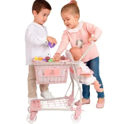 DECUEVAS Juegos Y Juguetes De Imitación-Carro de Super Koala con Accesorios y Portabebé