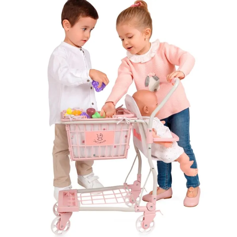 DECUEVAS Juegos Y Juguetes De Imitación-Carro de Super Koala con Accesorios y Portabebé