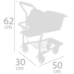 DECUEVAS Juegos Y Juguetes De Imitación-Carro de Super Koala con Accesorios y Portabebé