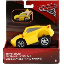MATTEL Vehículos, Trenes Y Parkings-Cars 3 Coche a Todo Gas Cruz Ramírez