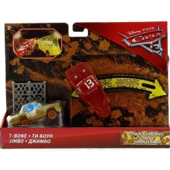 MATTEL Vehículos, Trenes Y Parkings-Cars 3 Pack 2 Coches Locos T-Bone y Jimbo
