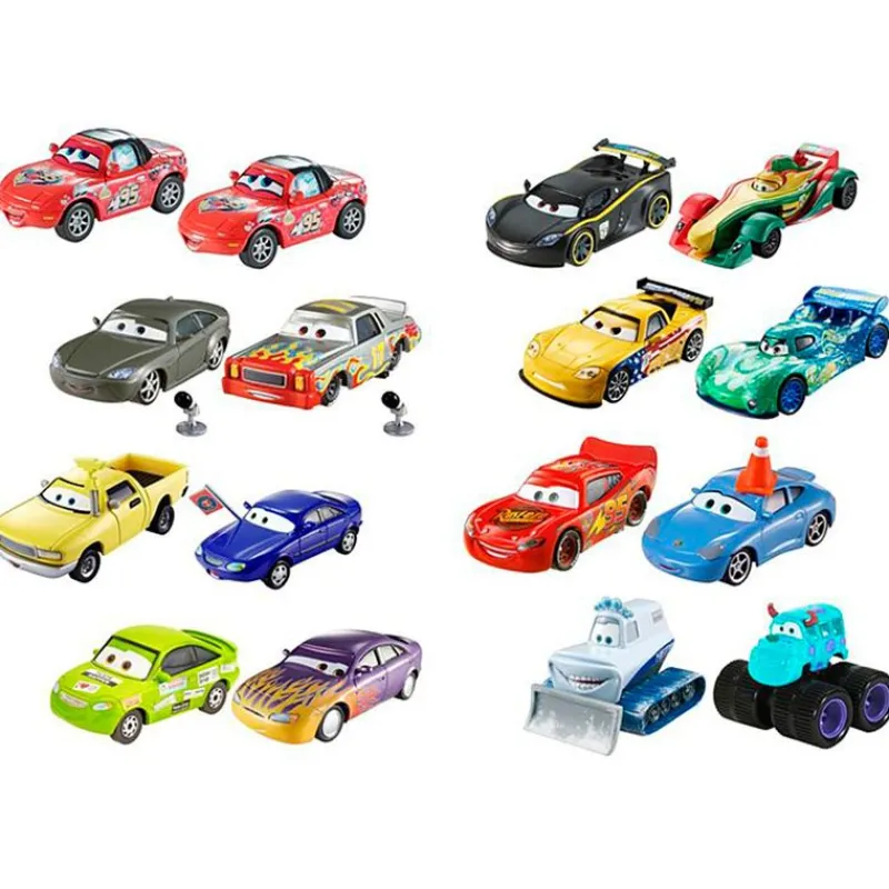 MATTEL Vehículos, Trenes Y Parkings-Cars 3 Pack con 2 Coches Surtidos
