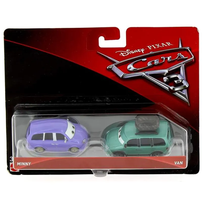 MATTEL Vehículos, Trenes Y Parkings-Cars 3 Pack con 2 Coches Surtidos