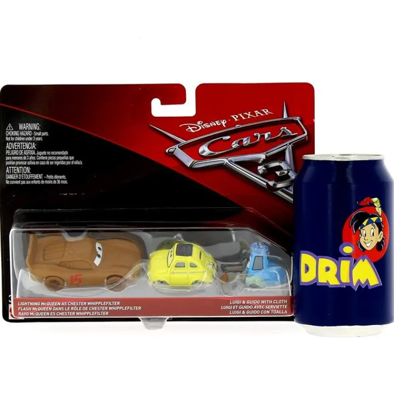 MATTEL Vehículos, Trenes Y Parkings-Cars 3 Pack con 2 Coches Surtidos