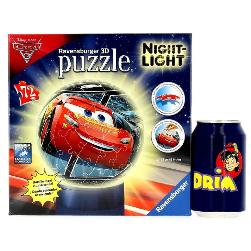 RAVENSBURGER Puzzles Y Construcciones-Cars 3 Puzzle Lámpara de 72 Piezas