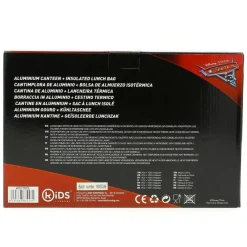 KIDS EUROSWAN Escolar-Cars Bolsa de Almuerzo con Cantimplora