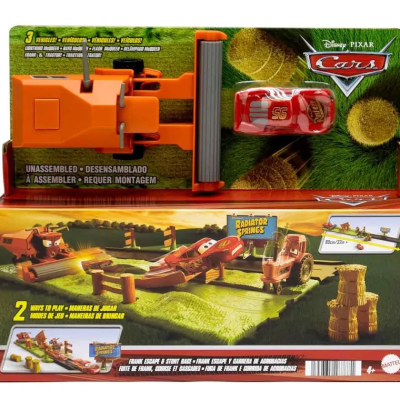 MATTEL Vehículos, Trenes Y Parkings-Cars Huida de Frank Pista de Coches