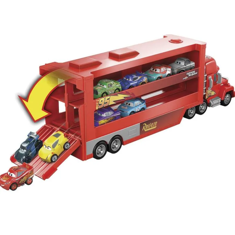 MATTEL Vehículos, Trenes Y Parkings-Cars Mini Racers Porta Coches Mack