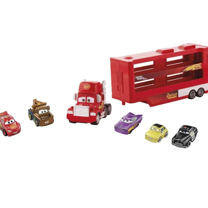 MATTEL Vehículos, Trenes Y Parkings-Cars Mini Racers Porta Coches Mack