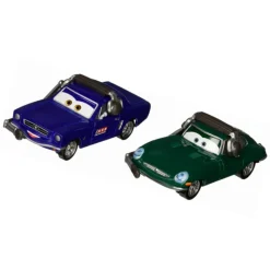 MATTEL Vehículos, Trenes Y Parkings-Cars Pack de 2 Coches Brent Mustangburger y David Hobbscapp