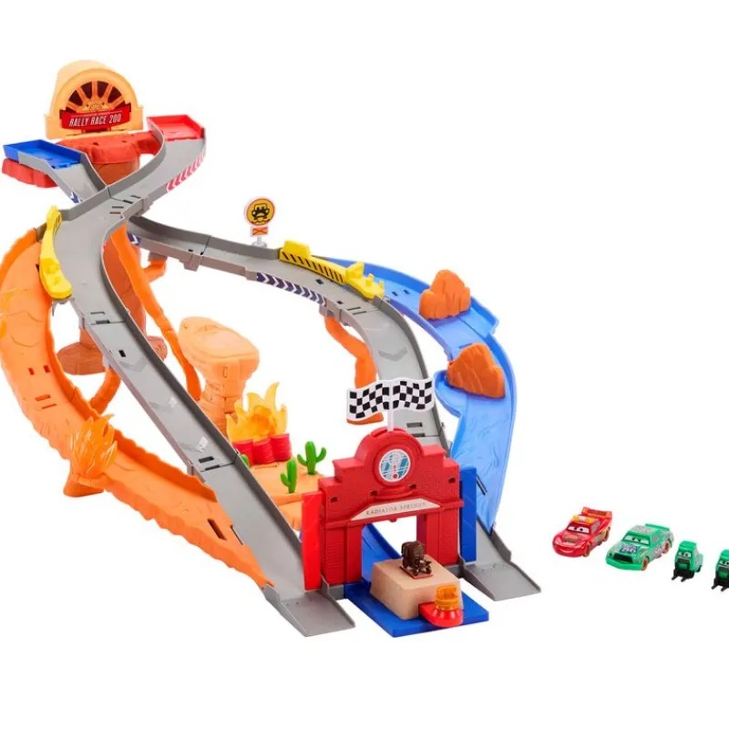 MATTEL Vehículos, Trenes Y Parkings-Cars Pista de Rescate