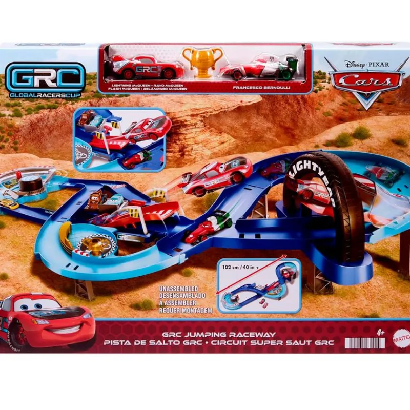 MATTEL Vehículos, Trenes Y Parkings-Cars Pista de Salto GRC