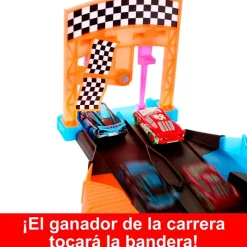 Cars Pista Glow Race Lanza y Cruza*MATTEL New