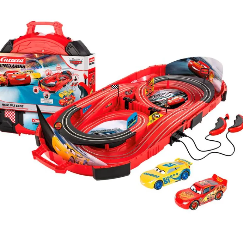 CARRERA Circuitos Slot-Cars Speed Arena Maletín Transportable con Pista
