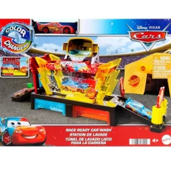 MATTEL Vehículos, Trenes Y Parkings-Cars Túnel de Lavado con Cambio de Color