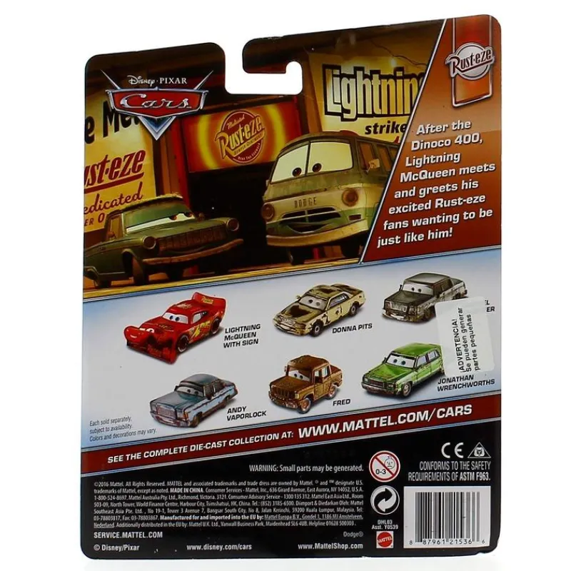 MATTEL Vehículos, Trenes Y Parkings-Cars Vehículo Deluxe Craig Fäster