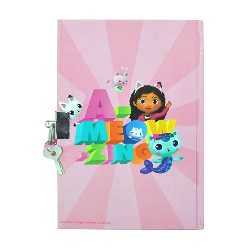 KIDS EUROSWAN Escolar-Casa de Muñecas de Gabby Diario con Boli Mágico