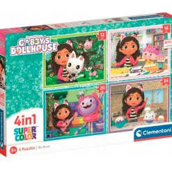 Casa de Muñecas de Gabby Puzzle 4 en 1 Progresivo*CLEMENTONI Discount