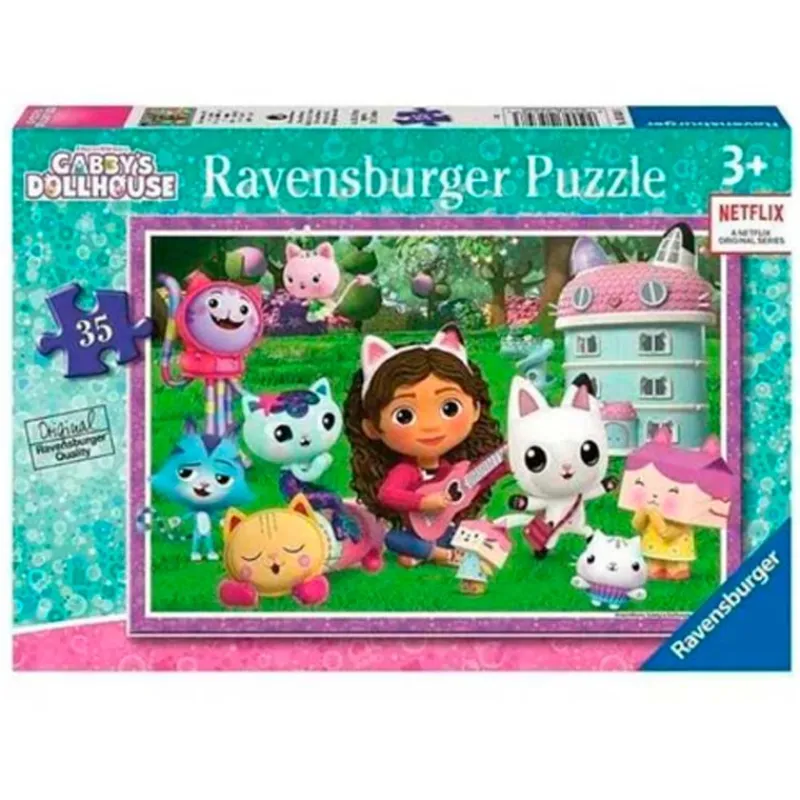 RAVENSBURGER Puzzles Y Construcciones-Casa de Muñecas de Gabby Puzzle 35 Piezas