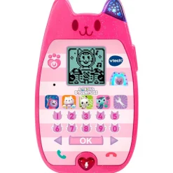 VTECH Primera Infancia Y Preescolar|Electrónicos-Casa de Muñecas de Gabby Teléfono A-miau-cinante