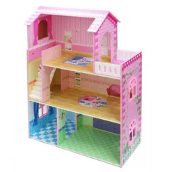 Casa Madera con Muebles 16 pzs*DRIM DISCOUNT