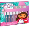 MULTIPRINT Manualidades-Casa Muñecas de Gabby Pack Rotuladores + Sellos