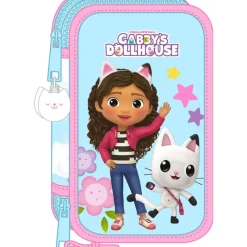 SAFTA Escolar-Casa Muñecas Gabby Plumier Doble