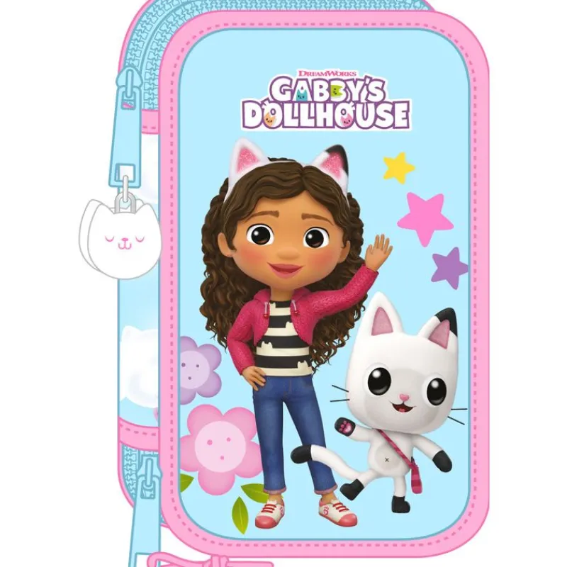 SAFTA Escolar-Casa Muñecas Gabby Plumier Doble
